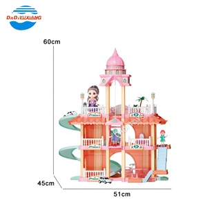 <span class=keywords><strong>Casa</strong></span> <span class=keywords><strong>de</strong></span> <span class=keywords><strong>Muñecas</strong></span> <span class=keywords><strong>de</strong></span> Plástico Dream Assembly Princess Castle, Juego <span class=keywords><strong>de</strong></span> Muebles Clásicos <span class=keywords><strong>con</strong></span> Tobogán para Niñas - Product Image 5