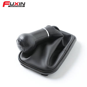 Poignée de levier de vitesse en cuir Fuxin 5/6 vitesses pour Volkswagen Golf, design ergonomique - Product Image 2
