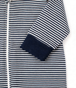 Ensemble de layette pour bébé 2026 Newborn Navy Kissy Essentials, barboteuse à rayures avec fermeture éclair - Product Image 5