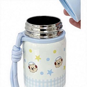 316 Stainless Steel Insulated Water Bottle Pop-Up Lid Portable Thermal Bottle <b>Large</b> Capacity Food Grade Travel Mug - Product Image 5