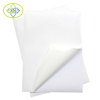 Feuilles d'étiquettes autocollantes vierges en papier synthétique PP format A4 A3 avec finition mate ou brillante pour imprimante laser et imprimante jet d'encre