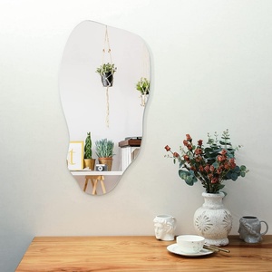Decorative Bathroom Wall Hanging Irregular Shape <b>Mirror</b> Frameless Modern Wall Mouted Decor <b>Mirror</b> - Product Image 6