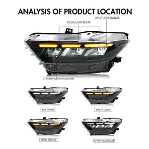 <span class=keywords><strong>Feux</strong></span> avant modifiés style carbone RSJ pour Ford <span class=keywords><strong>Mustang</strong></span> 2015-2017, 8000 lumens, 6500K, prise 12V, <span class=keywords><strong>feux</strong></span> <span class=keywords><strong>de</strong></span> <span class=keywords><strong>jour</strong></span> à LED - Product Image 3