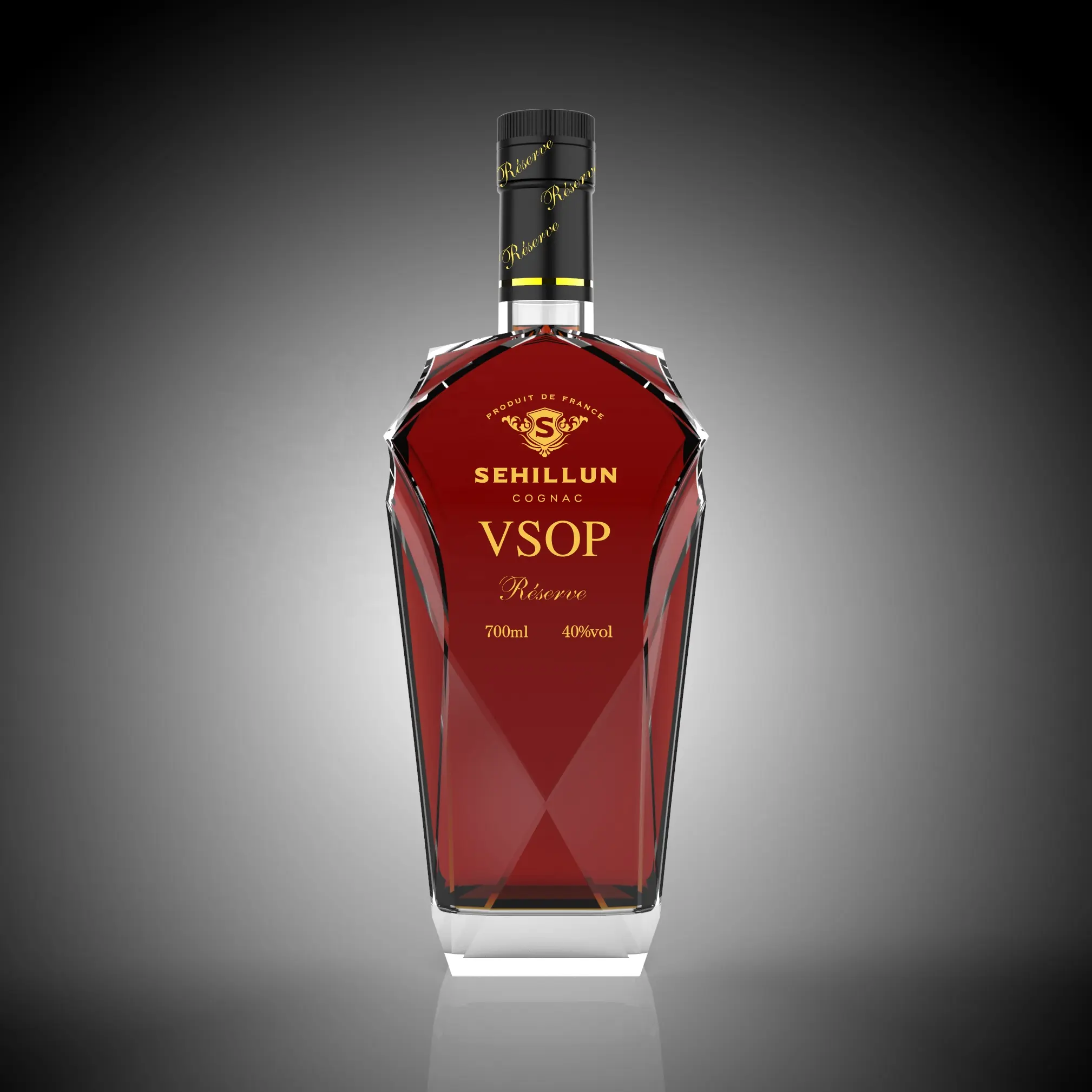 Hot koop 750 ml super flint Vodka whisky glazen fles