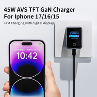 Chargeur mural USB Type C à double port PD 10W avec prise EU US UK, charge rapide, commande vocale, charge rapide universelle