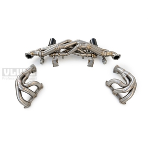 Válvula de Escape de Aleación de Titanio Compatible con Porsche 718 GT4 RS 4.0 2021, Sistema de Escape con Mejora Sonora Opcional, Colector de Escape - Product Image 1