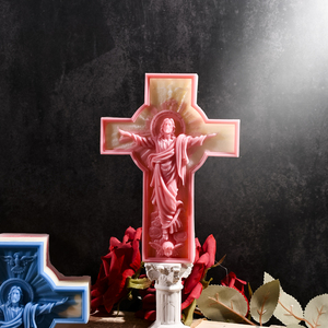 Phục Sinh Chữ Thập Silicone Nến Khuôn Hương Liệu Nến Trang Trí Nội Thất Trang Trí Nhựa Thủ Công Mỹ Nghệ - Product Image 6