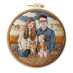 Kit <span class=keywords><strong>de</strong></span> <span class=keywords><strong>broderie</strong></span> artisanale DIY Kit <span class=keywords><strong>de</strong></span> <span class=keywords><strong>broderie</strong></span> personnalisé pour débutants au <span class=keywords><strong>point</strong></span> <span class=keywords><strong>de</strong></span> <span class=keywords><strong>croix</strong></span> - Product Image 5