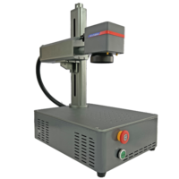Laser à fibre 20W pour la gravure intérieure de bagues, machine de marquage laser fermée pour le marquage intérieur et extérieur des bagues et des bracelets