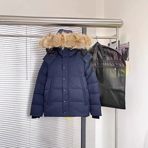 29 styles de vestes en duvet épaisses et chaudes à capuche pour hommes et femmes, coupe ajustée, logo personnalisé, version haut de gamme coupe-vent et imperméable - Product Image 3