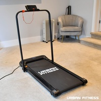 Tapis de course portables mini silencieux pliables électriques avec écran LED, programmes d'exercice en acier, moniteur de fréquence cardiaque portable pour usage domestique