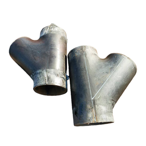 Conector de Tubo Soldado de Alta Qualidade em Liga de Carbono 304/316, <span class=keywords><strong>Tee</strong></span> Lateral de Aço Inoxidável de Alta Pressão com Ângulo de 45 Graus - Product Image 1