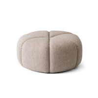 Tabouret de pied en velours personnalisé au design citrouille moderne de luxe tabouret de salon pouf pouf chambre tabouret de maquillage de chevet