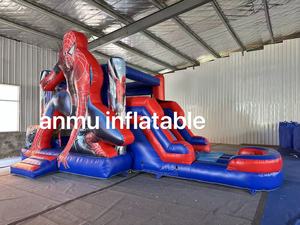 Château gonflable et toboggan sur le thème des super-héros, très vendu, avec Spider-<span class=keywords><strong>Man</strong></span> populaire, disponible à la vente - Product Image 6