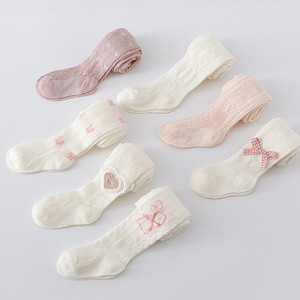 Baby Leggings Spring and Summer Girls' Infants' Mesh <strong>Tights</strong> Spanish-style Bow Thin <strong>Children's</strong> Pantyhose - Product Image 3