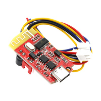 CT14 Micro 4.2 Stereo untuk Modul Audio Papan Penguat Daya Kelas F 5W+5W Pengisian Daya DIY Speaker Modifikasi JIAQISHENG JQS