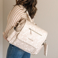 Grand sac de voyage pour bébé de luxe imperméable et de haute qualité personnalisé sac à dos à couches avec matelas à langer