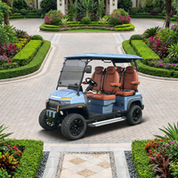 Voiturette de golf électrique mini 4 roues WUXI BAOBO homologuée CE, carrosserie ouverte, scooter de mobilité, chariot de golf pour adultes, 3-4 passagers, autonomie 90 km