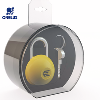 Cadenas de sécurité ONELUS 35R de qualité supérieure, corps en aluminium, levier unique, finition laminée, couleur personnalisée, déverrouillage par clé