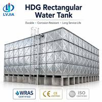 Prix d'usine, fournisseur fabricant, panneau 1,22x1,22m en acier Q235, réservoir d'eau souterrain galvanisé à chaud pour ferme en Ouganda