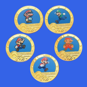 Moneda Conmemorativa de <span class=keywords><strong>Anime</strong></span> de Metal, 5 Tipos Nuevos 2026, para Regalos - Product Image 1
