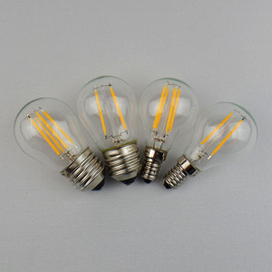 Ampoule LED <span class=keywords><strong>Edison</strong></span> G45 240V E27 <span class=keywords><strong>Mini</strong></span> Globe Vintage 2200K CCT 1W-6W, ampoule à filament LED, corps en verre, décorative, pour alimentation électrique AC - Product Image 2