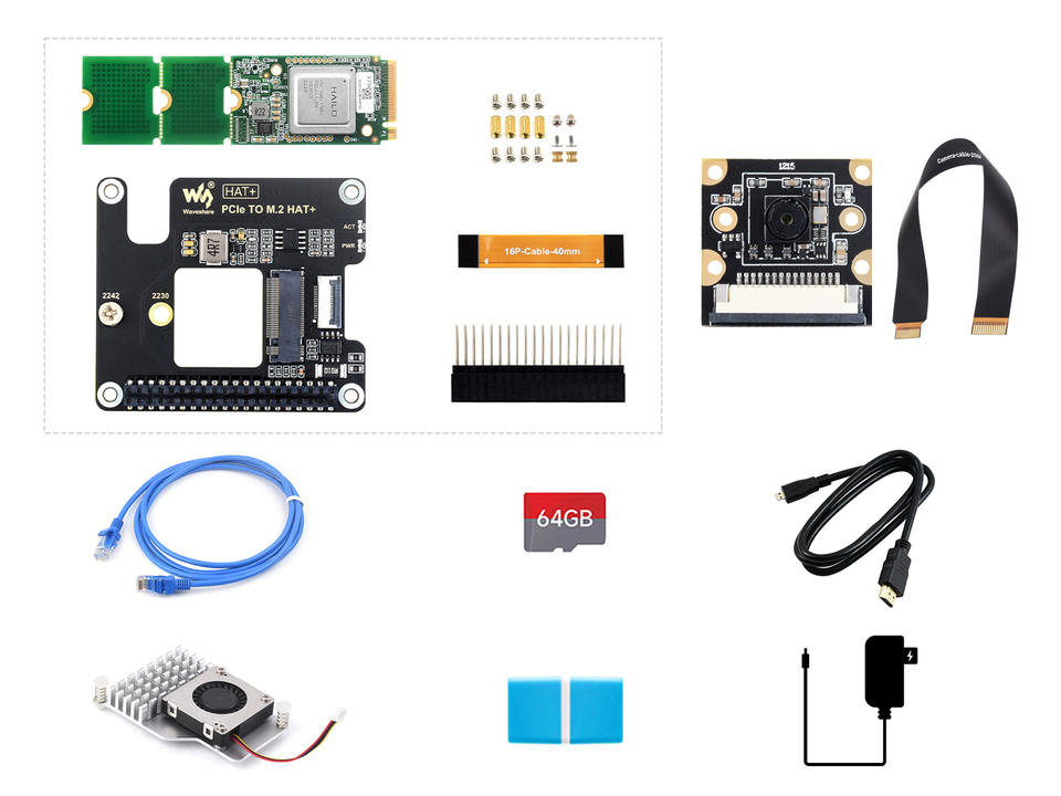 Raspberry Pi 5 Ai Kit Options For Kits And 2gb 4gb 8gb Ram Hailo-8 Acce ...