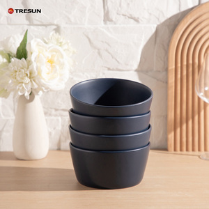 Matte <b>Blue</b> Luxury Ceramic Stoneware Dining Ware <b>Set</b> Dinnerware <b>Sets</b> Colorful Dinning Plate <b>Set</b> for <b>Dinner</b> - Product Image 4