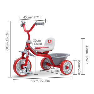 Vendita calda moderna per bambini divertente giro triciclo <span class=keywords><strong>bici</strong></span> 3 ruote giocattoli in metallo triciclo per bambini 2-4 anni bambino - Product Image 2