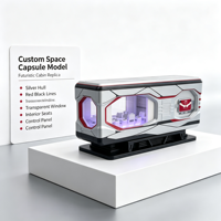 Modèle d'affichage de capsule spatiale futuriste personnalisée