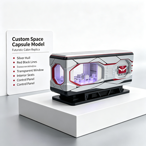 Modello Espositivo Personalizzato di Capsula Spaziale Futuristica - Product Image 1