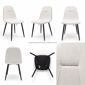 Fauteuil d'appoint en lin naturel ; un fauteuil respirant et décontracté adapté aux salons et aux chambres, livraison directe <span class=keywords><strong>de</strong></span> l'usine. - Product Image 6