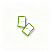Ensemble de Mahjong américain moderne de luxe en acrylique vert olive avec des tuiles à motifs floraux et de dragons Art Déco pour le divertissement