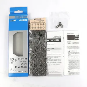 <span class=keywords><strong>Cadena</strong></span> <span class=keywords><strong>SHIMANO</strong></span> DEORE XT <span class=keywords><strong>SLX</strong></span> CN M7100 M8100 116L 126L de 12 Velocidades para Bicicleta de Montaña, <span class=keywords><strong>Cadena</strong></span> de 12s para Bicicleta de Carretera, Piezas Originales para Bicicleta - Product Image 5