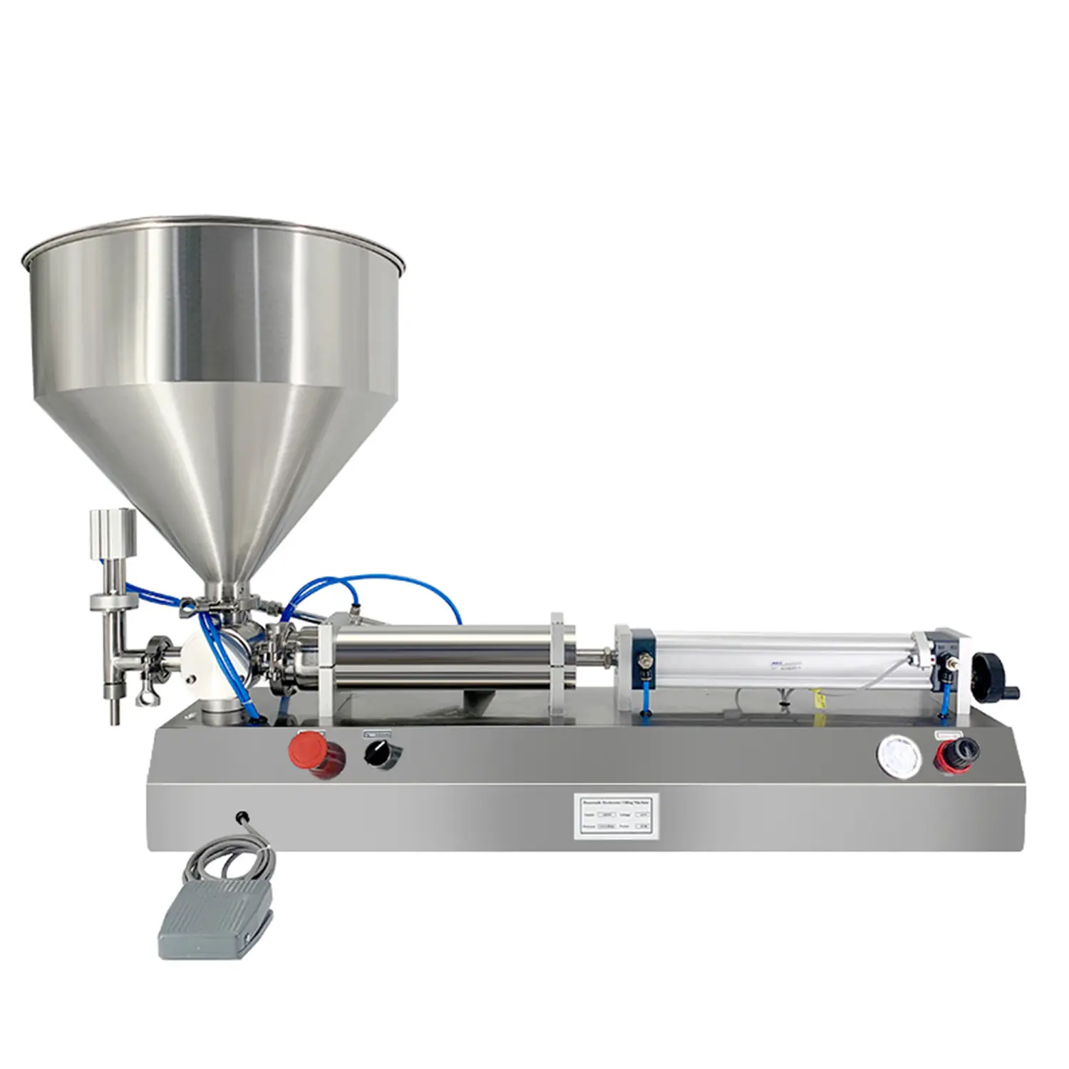 10-5000 Ml Hoge Viscositeit Pasta Fles Vulmachine Automatische Fabriek Productielijn Voor Kleine Bedrijven