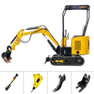 Novo 1200kg Peso Operacional <span class=keywords><strong>Mini</strong></span> Escavadeira de Esteiras para Venda 165m Dig Depth 0.025m ³ Balde 102kw para canteiros de obras - Product Image 4