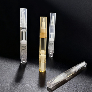 Stylo vide rechargeable personnalisé de 2 ml, 4,8 ml, 5 ml pour huile à cuticules, stylo transparent à clic pour brillant à lèvres, stylo d'emballage blanc dentaire pour adultes - Product Image 5