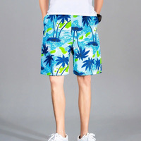 Nouveau Mens Mid Board Shorts Floral Imprimé Séchage Rapide Maillots De Bain Troncs pour Plage Surf Loisirs Surf-pour Hommes De Bain Homme