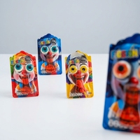 Bonbons gélifiés amusants en forme de nez de clown, multicolores, emballage en boîte |   Bonbons de jeu de rôle pour enfants de la marque SuperLoves