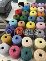 Wholesale Competitive Price 67 Colors 100% Wool Yarn 500g Tufting Yarn Carpet Yarn for Tufting Knitting and Sewing