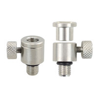 Hirisi Karpfenangeln Schnellwechsel-Verbinder für Rod Pod Bank Sticks Buzzer Bars Edelstahl