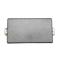 Boîtier en plastique ABS mat durable, design en cuivre, couvercle de micro pour guitare électrique