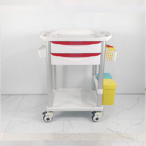 Carrito de Monitoreo de Pacientes de Tres Niveles de Acero Inoxidable Guanghua Medical, para Hospital y Enfermería, con Certificación CE, GH750-04, 750x480x930mm - Product Image 1