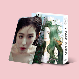 55 pièces/ensemble Kpop <span class=keywords><strong>IRENE</strong></span> comme une fleur Album Solo Photocards Double faces Magazine de mode Ins Selfie Lomo cartes carte postale Fans cadeaux - Product Image 2