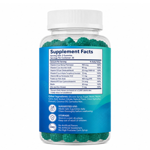 Bonbons gélifiés multivitaminés végétariens, compléments alimentaires pour adultes - Antioxydant et soutien immunitaire - Product Image 6