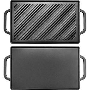 FDA LFGB Certified <strong>Grill</strong> Plate Outdoor BBQ Tool 4-5mm <strong>Thickness</strong> 430 Stainless Steel <strong>Grill</strong> <strong>Pan</strong> Suitable for Gas Charcoal <strong>Grills</strong> - Product Image 6