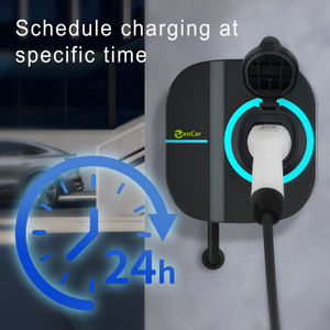Station de recharge publique ZenCar pour véhicules électriques 32A 7kW Chargeur de <span class=keywords><strong>voiture</strong></span> électrique 11kW 22kW avec application WiFi <span class=keywords><strong>Prise</strong></span> à volet IEC62196 Type 2 - Product Image 6