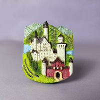 Europe Allemagne Château Berlin Munich Ville Réfrigérateur Aimant Voyage Souvenirs Personnalisés Fabricants 3 dimensions Créatif Personnalisé