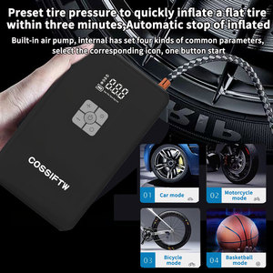 Portable 16800 Mah Super <span class=keywords><strong>Jumper</strong></span> Batterie Pack Voiture Booster Lithium Power Bank Démarreur Avec Compresseur D'air - Product Image 4