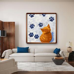 <span class=keywords><strong>Peinture</strong></span> HJ prête à être expédiée, super bon marché, déjà encadrée, taille du cadre 20x20cm, <span class=keywords><strong>peinture</strong></span> acrylique à pigments 5ML par numéros pour cadeaux - Product Image 2